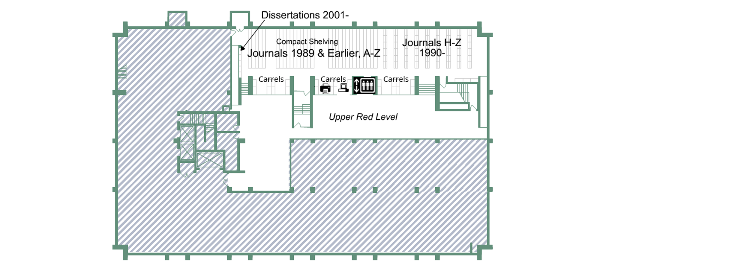 Green Level floor plan, Biotech Commons. Full description is below.