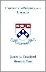 James A. Crawford bookplate.